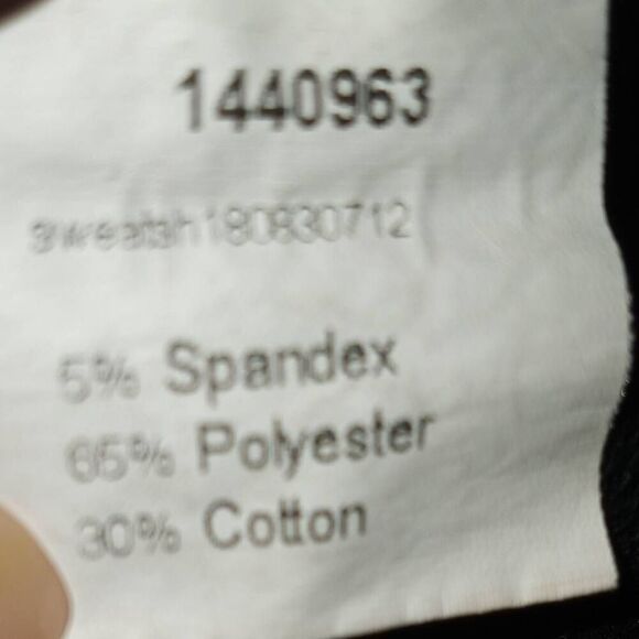 SHEIN BLACK & RED CROPPED TOP SZ.L EUC - Picture 5 of 6